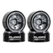Injora W7001TI-18 Axial SCX30 0.7" 6-Spoke Aluminum Micro Rock Crawler Beadlock Wheels (4g ea - 4 Pack)