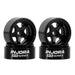 Injora W7002BK-18 Axial SCX30 0.7" 5-Spoke Aluminum Micro Rock Crawler Beadlock Wheels (3.4g ea - 4 Pack)