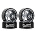 Injora W7002TI-18 Axial SCX30 0.7" 5-Spoke Aluminum Micro Rock Crawler Beadlock Wheels (3.4g ea - 4 Pack)