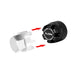 Injora WH-28BK Black 2.5mm Aluminum Wheel Cap Lock Nuts (4 Pack)