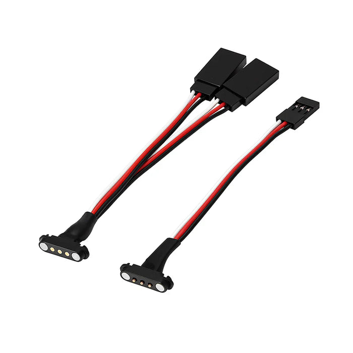 Injora WIRE11-20 200mm Magnetic Snap Y-Adapter (JR to Y-Cable)