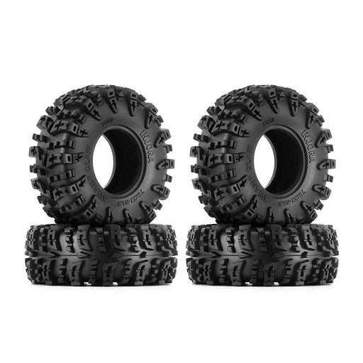 Injora YQT-1319 1.3" Swamp Claw M/T Micro Rock Crawler Tires (70mm OD) (S5) (4 Pack)