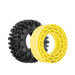 Injora YQT-1319-1370YE 1.3" Swamp Claw M/T Micro Rock Crawler Tires Combo (70mm OD) (S5) (4 Pack)