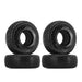 Injora YQT-1321 1.3" XHX Pin Micro Rock Crawler Tires (72mm OD) (S5) (4 Pack)