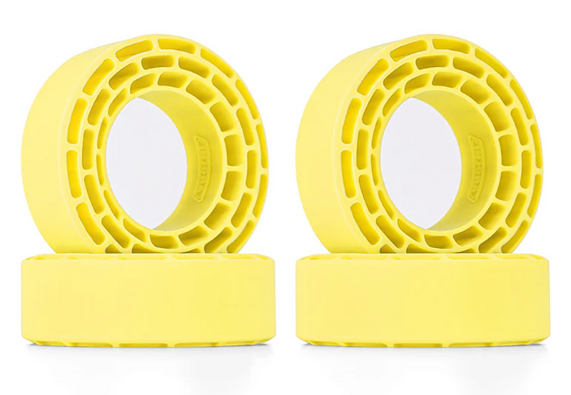 Injora YQT-1370YE 1.3" Micro Crawler Tires Silicone Rubber Inserts (68-72mm) (Super Soft)