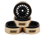 Injora YQW-1109BK 1.0" Brass Multi-Spoke Micro Crawler Beadlock Wheels