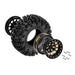 Injora YQW-1301BGD-1319 1.3" Deep Dish Brass Micro Crawler Beadlock Wheels with Swamp Claw Tires (4 Pack)