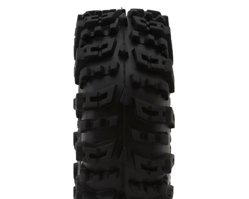 Injora YQW-1305BK-1319 Black 1.3" Deep Dish Aluminum Micro Crawler Beadlock Wheels with Swamp Claw Tires (4 Pack)