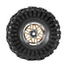 Injora YQW-MW1014SR-1014 1.0" Deep Dish Aluminum Micro Crawler Beadlock Wheels with Swamp Claw Tires