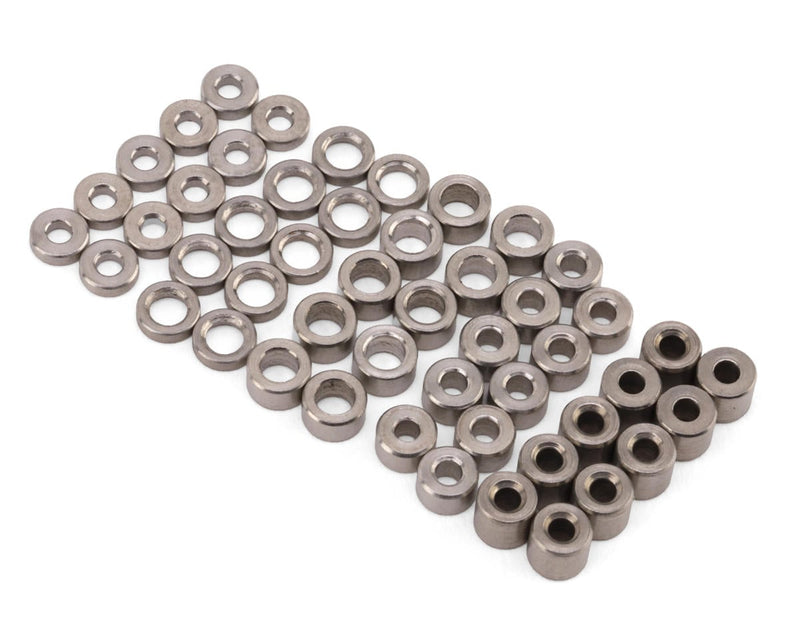 Injora SCX24-166 1.4mm Stainless Steel SCX24 Spacers Set (50 Pack)