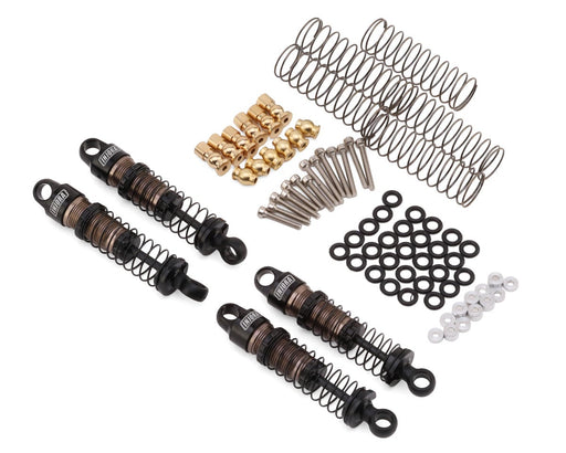 Injora SCX24-179BK Aluminum 40mm Threaded Big Bore Oil-Filled Shocks (4 Pack)