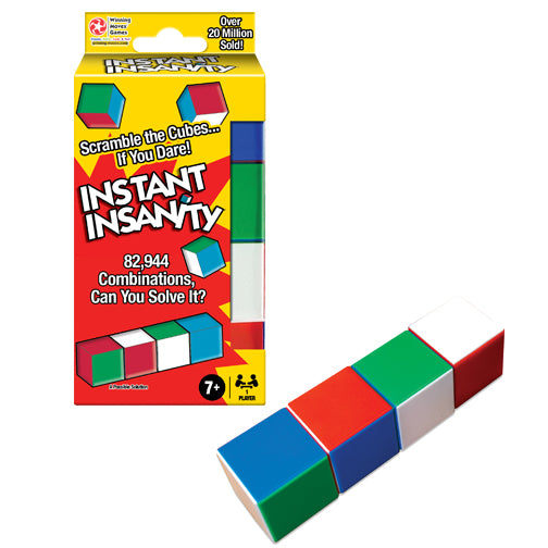 Instant Insanity Cube Puzzle