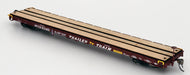 InterMountain 46416-04 HO Scale 60' Wood Deck Flatcar Brown/Oxide Trailer Train HTTX 92807