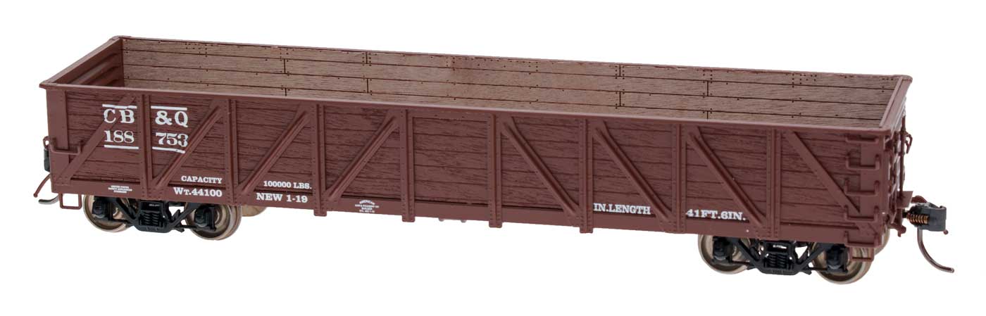 Intermountain 46601 HO Scale USRA Composite Drop Bottom Gondola CB&Q #s Vary