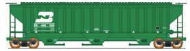 InterMountain Railway Co. 453126 HO Scale PS 4750 Covered Hopper Burlington Northern BN Various #