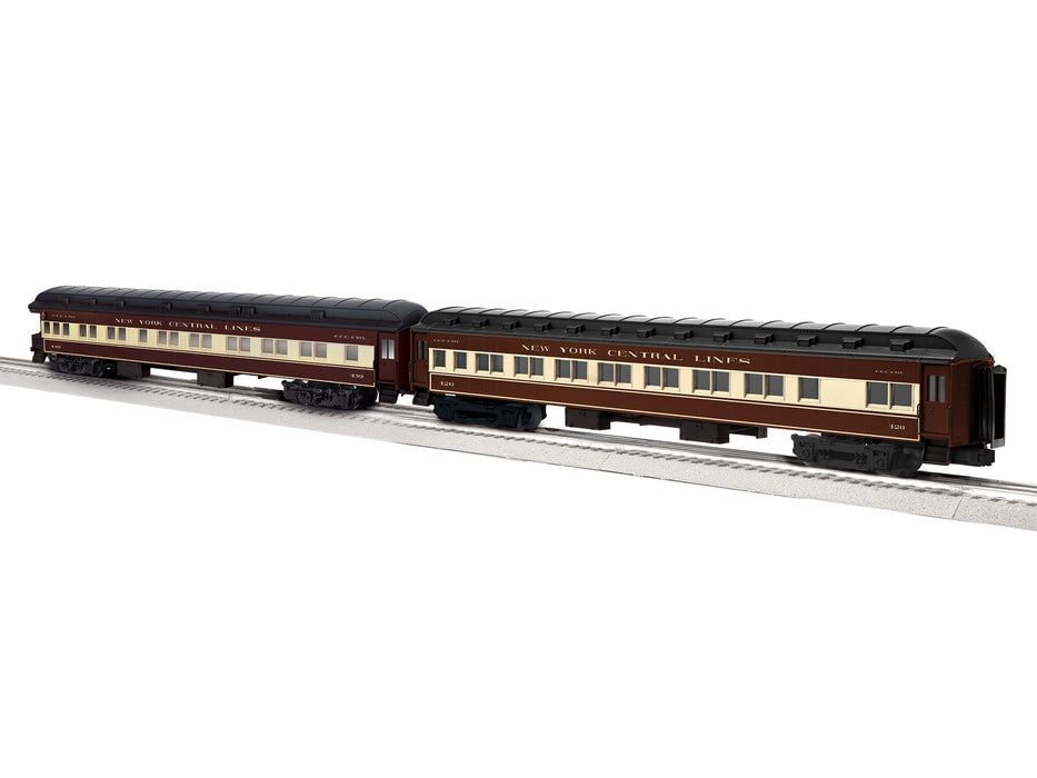 Lionel 2527580 O Gauge New York Central Pullman Car 2 Pack (Niagara Falls Sleeper/Observation)