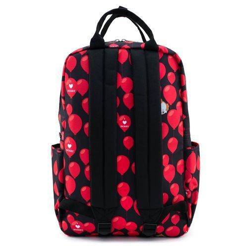 Loungefly It Pennywise I Heart Derry Balloons Nylon Backpack