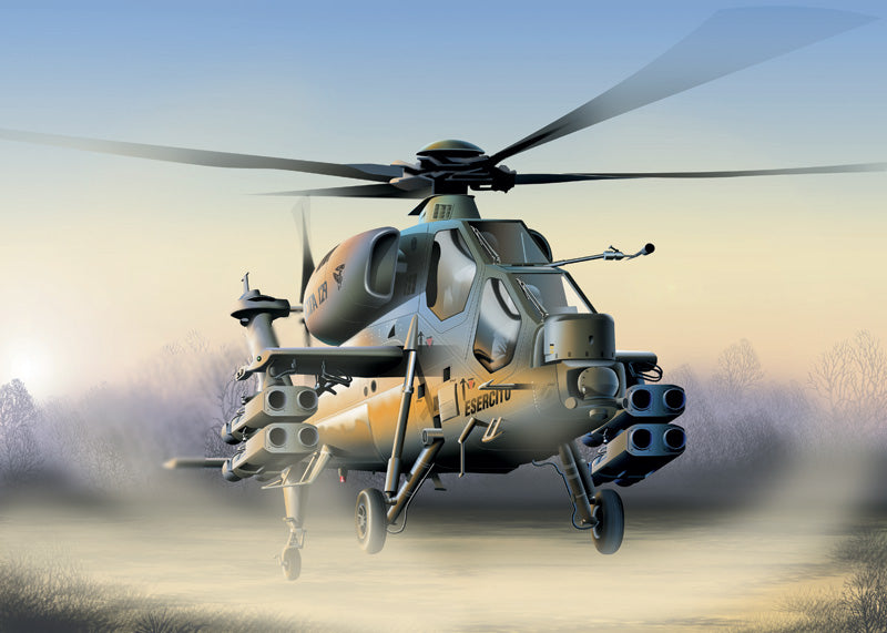 ITALERI 006 1/72 A-129 Mangusta Model Helicopter Kit