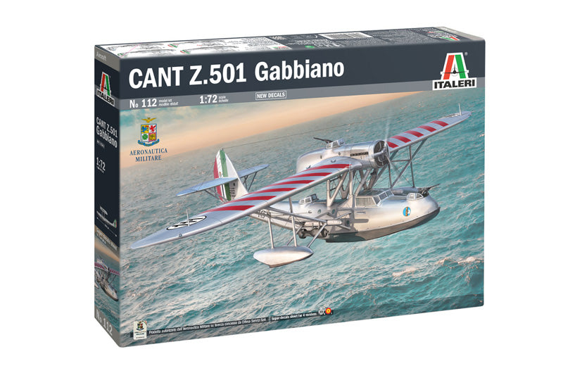 Italeri 112 1/72 CANT Z.501 "Gabbiano" Flying Boat Model Kit