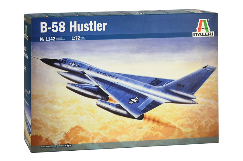 Italeri 1142 1/72 B-58 HUSTLER Model Kit