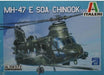 Italeri 1218 1/72 MH47 E SOA Chinook Helicopter Model Kit