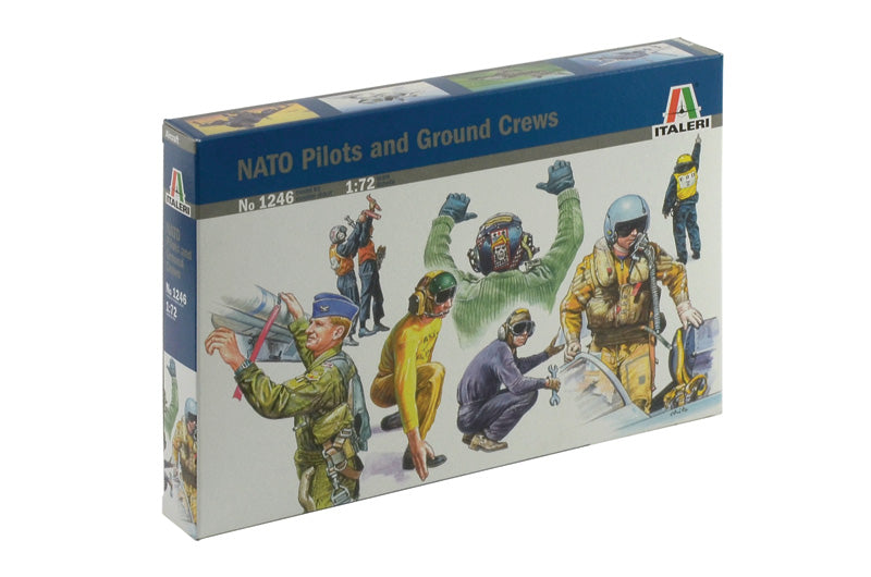 Italeri 1246 1/72 NATO Pilots and Ground Crew Model Kit