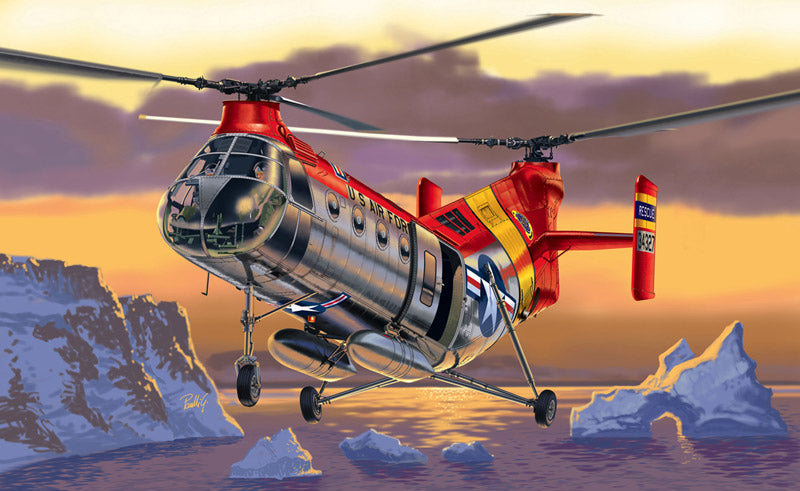 ITALERI 1315 1/72 H-21C Shawnee Flying Banana Model Helicopter Kit