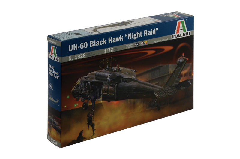 Italeri 1328 1/72 UH60 Black Hawk Helicopter Model Kit