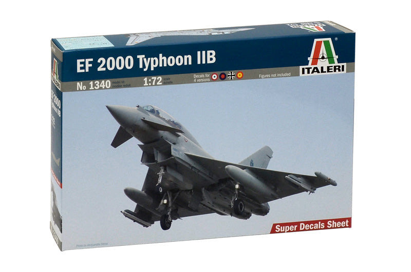 ITALERI 1340 1/72 EF-2000 Typhoon IIB Model Plane Kit