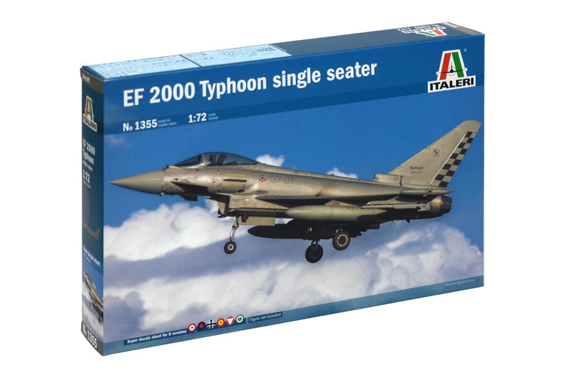 ITALERI 1355 1/72 EF-2000 Typhoon Single Seater Model Plane Kit