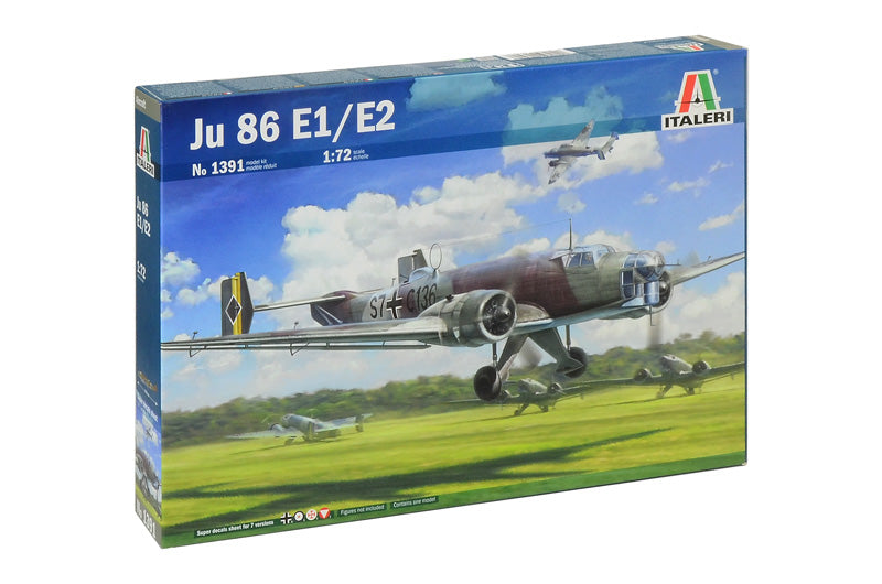 Italeri 1391 1/72 Junkers Ju-86 E1/E2 Model Kit