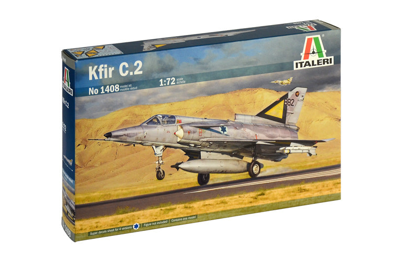 Italeri 1408 1/72 IAI Kfir C.2 Model Kit