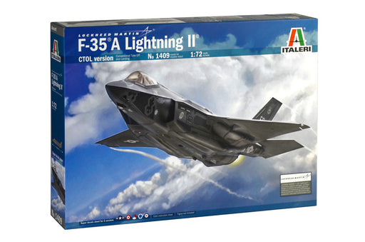 Italeri 1409 1/72 Lockheed Martin F-35A Lightning II Fighter Model Kit