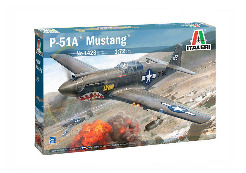 Italeri 1423 1/72 North American P-51A Mustang Model Kit