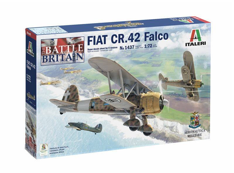 Italeri 1437 1/72 Fiat CR.42 Falco Battle of Britain Model Kit