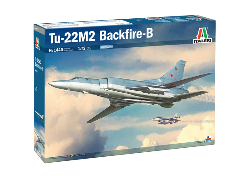 Italeri 1440 1/72 TU-22M2 Backfire-B Model Kit