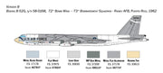 Italeri 1451 1/72 B-52G Stratofortress Early Version with Hound Dog Missiles Model Kit