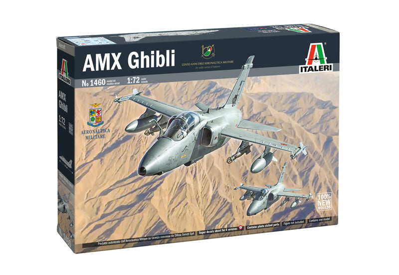 ITALERI 1460 1/72 AMX Ghibli Jet  Model Plane Kit