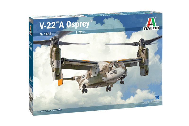 Italeri 1463 1/72 V-22A Osprey Helicopter Model Kit