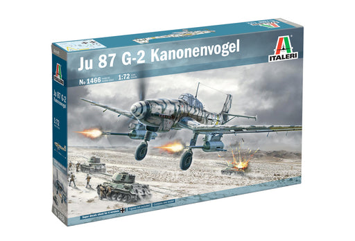 Italeri 1466 1/72 Junker Ju-87 G-2 Kanonenvogel Model Kit