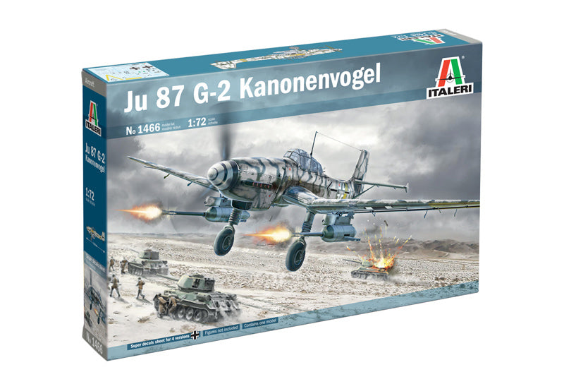 Italeri 1466 1/72 Junker Ju-87 G-2 Kanonenvogel Model Kit