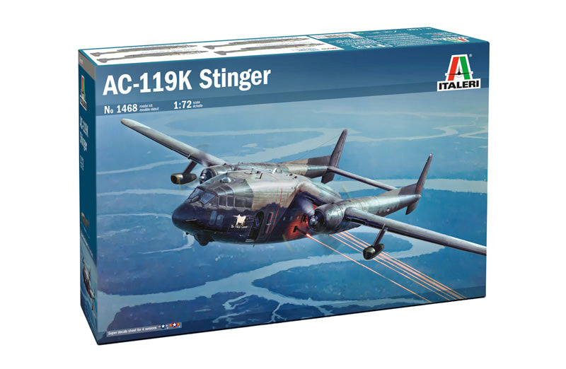 Italeri 1468 1/72 AC-119K Stinger Model Kit