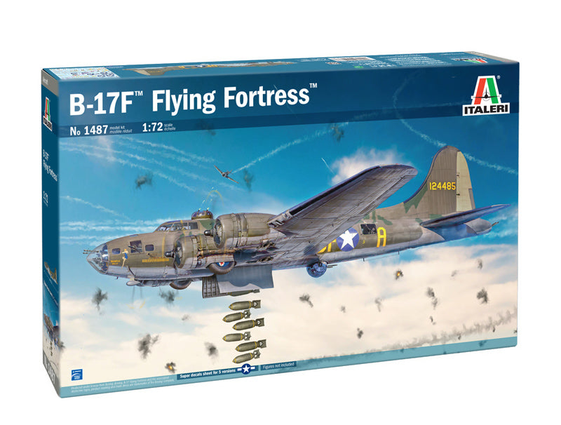 Italeri 1487 1/72 Boeing B-17F Flying Fortress Aircraft Model Kit