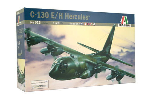 ITALERI 15 1/72 C130H Hercules Aircraft Plastic Model Kit