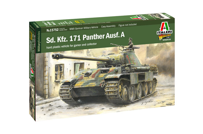 Italeri 15752 1/56 WWII Sd.Kfz. 171 Panther Ausf.A Model Tank Kit
