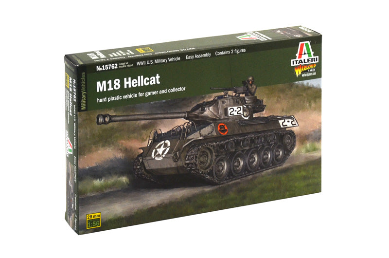 Italeri 15762 1/56 M18 Hellcat Model Tank Kit