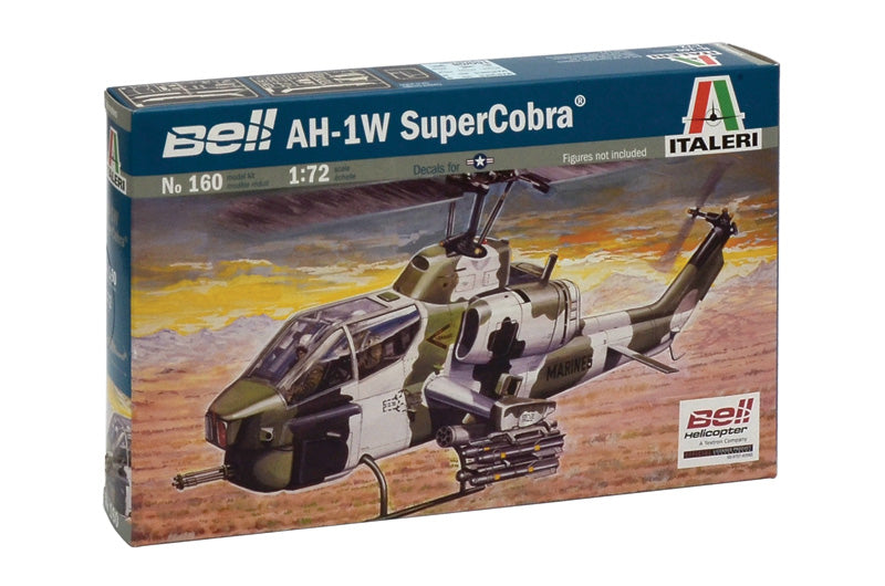 Italeri 160 1/72 Bell AH-1W SuperCobra Helicopter Model Kit