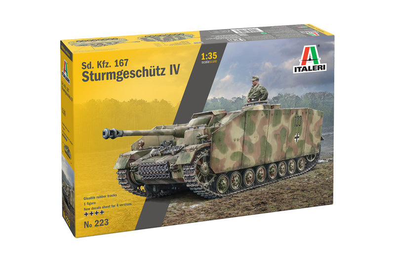 Italeri 223 1/35 German Sturmgeschütz IV Sd. Kfz. 163 Model Kit