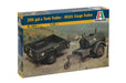 Italeri 229 1/35 250 gal.s Tank Trailer with M101 Cargo Trailer Model Kit