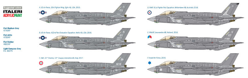 Italeri 2506 1/32 Lockheed Martin F-35A Lightning II Model Kit